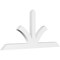 Ekena Millwork Richland Architectural Grade PVC Gable Bracket, 96"W x 44"H x 4"D x 6"F, 11/12 Pitch GBP096X44X0406RIC00 - alternate 1